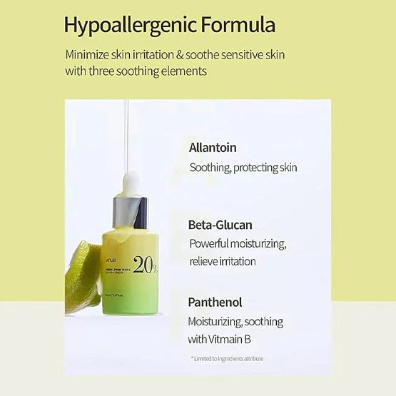 Anua Green Lemon Vita C Blemish Serum Korea