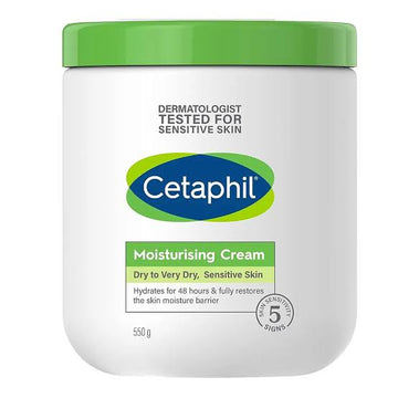 Cetaphil Moisturizing Cream Face & Body Dry Sensitive Skin 550G