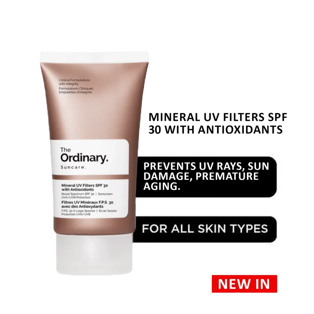 The Ordinary Mineral UV Filters SPF 30 – (50ml)