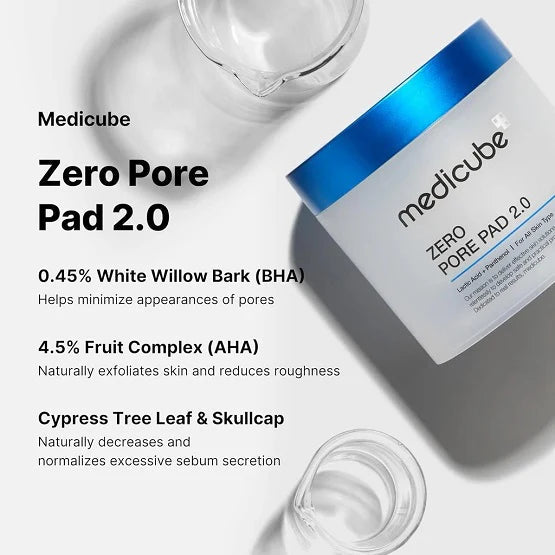 Medicube – Zero Pore Pad 2.0 For All Skin Type (70 Pads) 155g