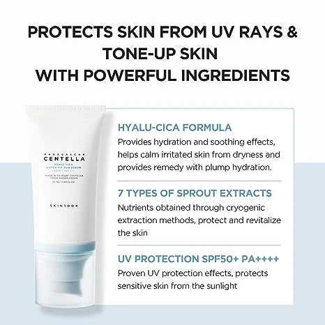 Centella SKIN 1004 MADAGASCARA – Hyalu-Cica Water-Fit Sunscreen SPF 50+- 50ML