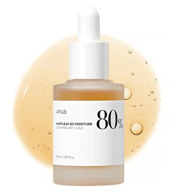 Anua Houttuynia Cordata 80% Moisture Soothing Ampoule Korea