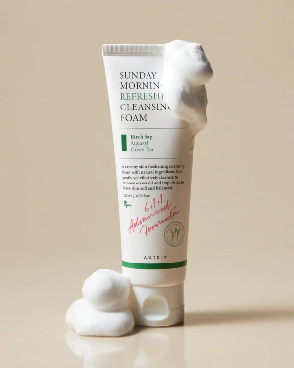 Axis-Y Sunday Morning Refreshing Cleansing Foam 120ml - Image 3