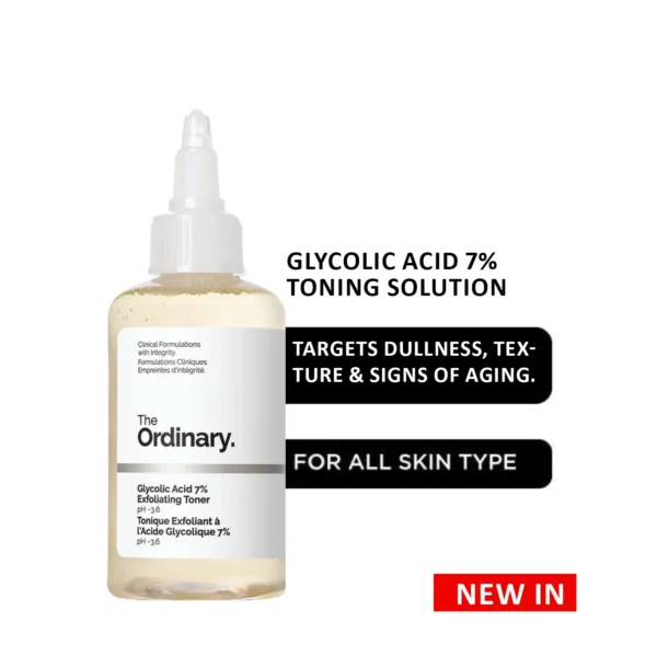 THE ORDINARY- GLYCOLIC ACID 7% TONING SOLUTION 240ML - Image 2