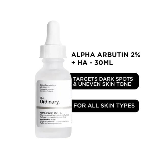 The Ordinary Alpha Arbutin 2% + HA Concentrated Serum 30ml.