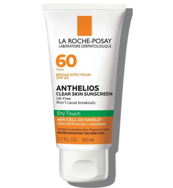 La Roche Posay Anthelios Clear Skin oil Free Dry Touch Sunscreen Spf 60 50ml