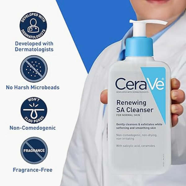 Cerave Renewing SA Cleanser (237ml) - Image 2