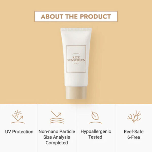 I'm from - Rice Sunscreen 50ml - Image 2