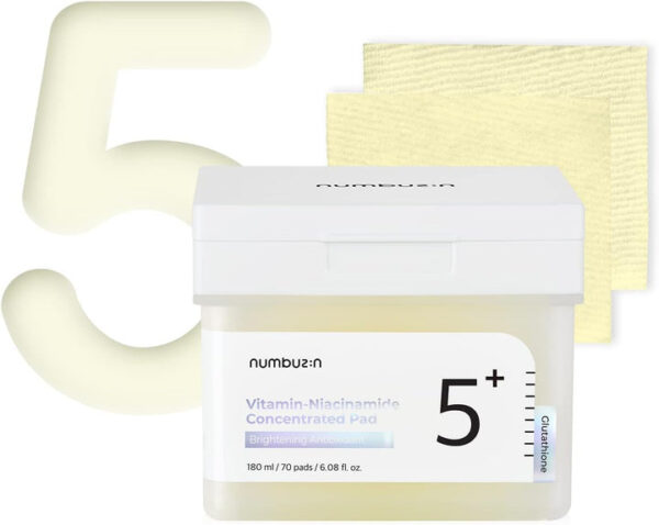 NUMBUZIN NO.5 VITAMIN NIACINAMIDE CONCENTRATED TONER PADS