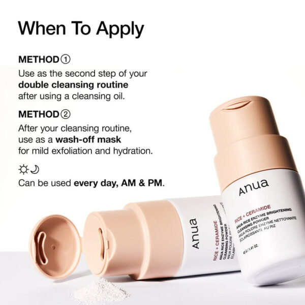 Anua Rice Enzyme Brightening Cleansing Powder - Image 9