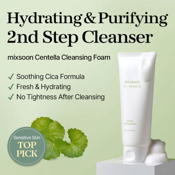 Mixsoon Centella Cleansing Foam 150ml - Image 2
