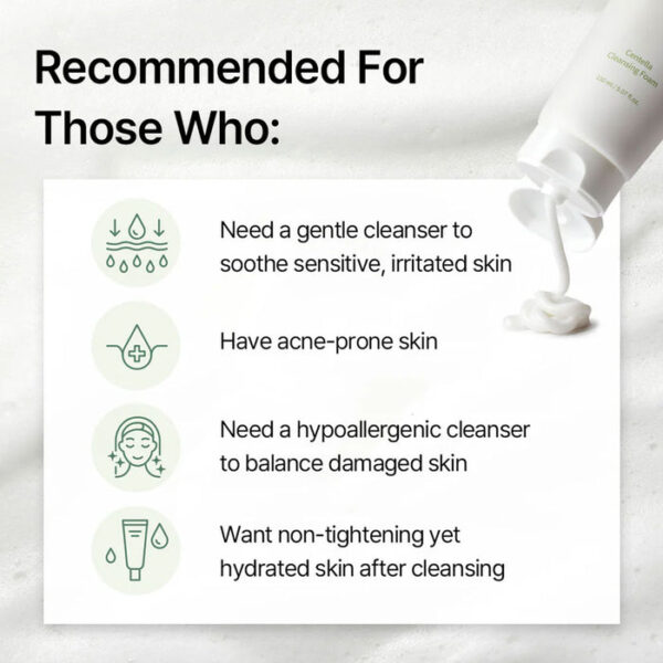Mixsoon Centella Cleansing Foam 150ml - Image 3