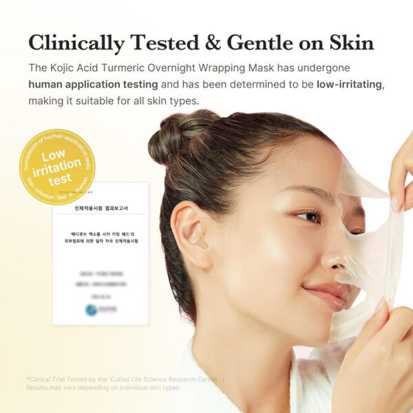 Medicube Kojic Acid Turmeric Night Wrapping Mask 75ml - Image 5