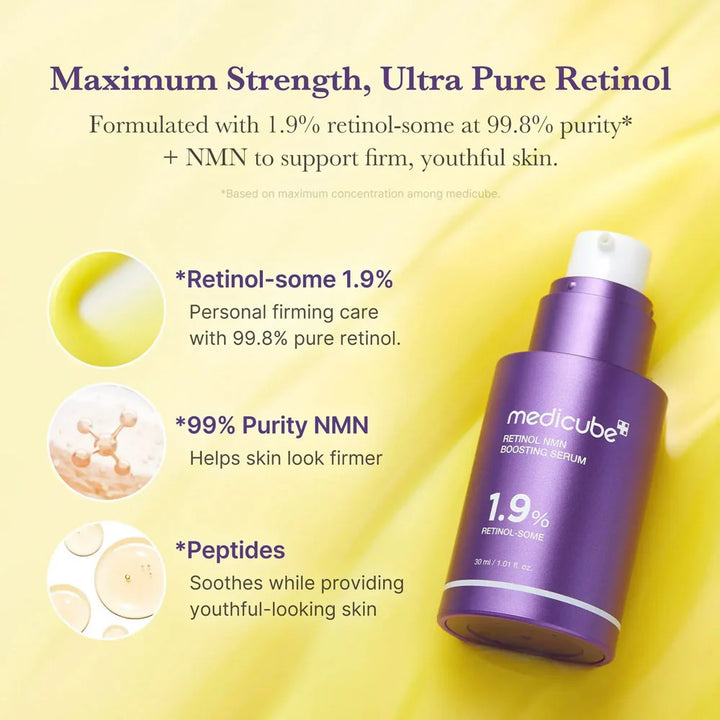 Medicube - Retinol NMN Radiance Booster 1.9% Serum - 30ml - Image 3